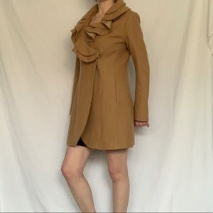 Pink Martini Wool Blend Coat - Camel